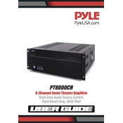 Pyle PT8000CH Amplifier manual cover