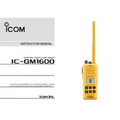 Icom IC-GM1600 Radio manual cover