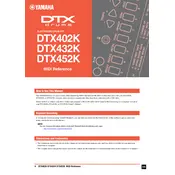 Yamaha DTX402K Drum Kit manual cover