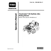 Toro TimeCutter HD MyRice 48-inch 75210 Mower