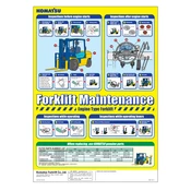 Komatsu Engine Type Forklift Forklift manual cover