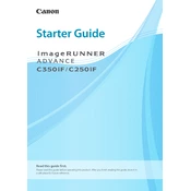 Canon imageRUNNER ADVANCE C250iF manual cover