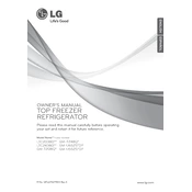 LG LTC20380SB Refrigerator manual cover