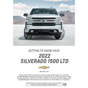 Chevrolet Silverado 1500 LTD 2022 manual cover