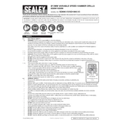 Sealey SD800.V3 Drill manual cover