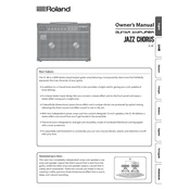 Roland JC-40 manual cover