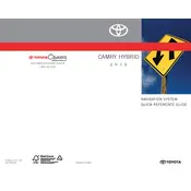 Toyota Camry HV Navigation 2010 Sedan manual cover