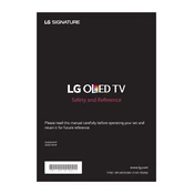 LG Sginature OLED65W7P TV manual cover