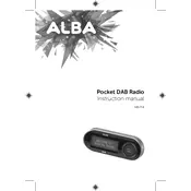 Alba HD-716 743/2138 Radio manual cover