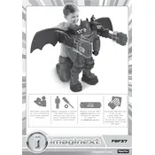 Fisher Price Mattel Imaginext DC Super Friends Batbot Xtreme FGF37 Toy manual cover