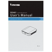 Vivotek RX9401 Receiver manual cover