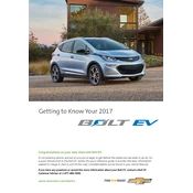 Chevrolet Bolt EV 2017 manual cover