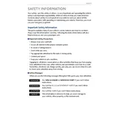 Acura RLX Safety Equipment 2018 Sedan manual cover