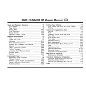 Hummer H3 2008 manual cover