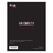 LG 65EC9700 TV manual cover