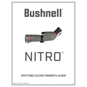 Bushnell SN154565G Scope manual cover