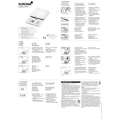 Korona 74870 Scale manual cover