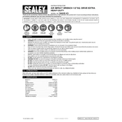 Sealey SA5 Impact Wrench manual cover