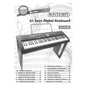 Bontempi 16 6130 Digital Keyboard manual cover