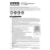 Sealey ER150P Polisher manual cover