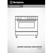 Westinghouse WFE911SB Cooker manual cover