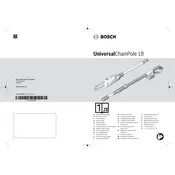 Bosch UniversalChainPole 18 Saw manual cover