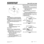 Shure LMP1A Microphone manual cover