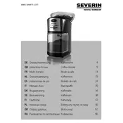 Severin KM 3874 Coffee Grinder manual cover