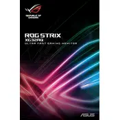 ASUS ROG Strix XG32AQ Monitor manual cover