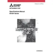 Mitsubishi M700V Numerical Control