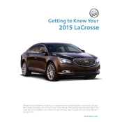 Buick LaCrosse 2015 manual cover