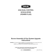 AGA Dual Control DC3G Power Flue Cooker manual cover