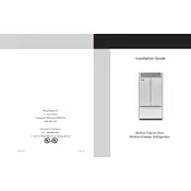 Viking VTB5420 Refrigerator manual cover