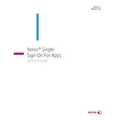 Xerox Single Sign-On for Apps Ver.1.1 Application manual cover