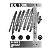 Peavey IDL 1000 Delay manual cover