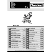 Toolson KGZ4400 3901207958 Saw manual cover