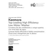 Kenmore 25132 110.2513410 Washing Machine