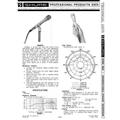 Shure SM60 Microphone manual cover
