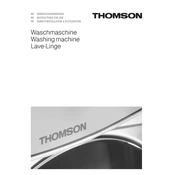 Thomson WTT6121D Washing Machine manual cover