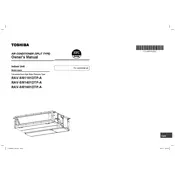 Toshiba RAV-SM1101DTP-A Air Conditioner manual cover