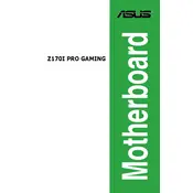 ASUS Z170I PRO GAMING Motherboard manual cover