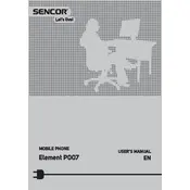 Sencor Element P007 Phone manual cover