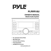 Pyle PLRRR18U Digital Receiver manual cover