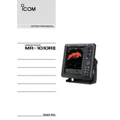 Icom MR-1010RII Radar manual cover