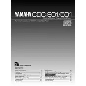 Yamaha CDC-501 Disc Player manual cover