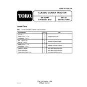 Toro Wheel Horse 312-8 73429 Tractor manual cover