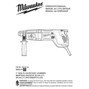 Milwaukee 5262-21 Hammer manual cover