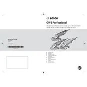 Bosch 0 601 882 L63 Grinder manual cover