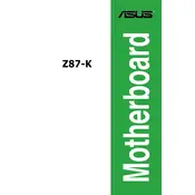 ASUS Z87-K Motherboard manual cover