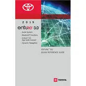 Toyota Avalon Entune 3.0 2019 Sedan manual cover